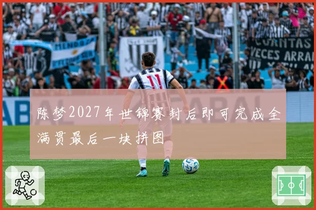 陈梦2027年世锦赛封后即可完成全满贯最后一块拼图